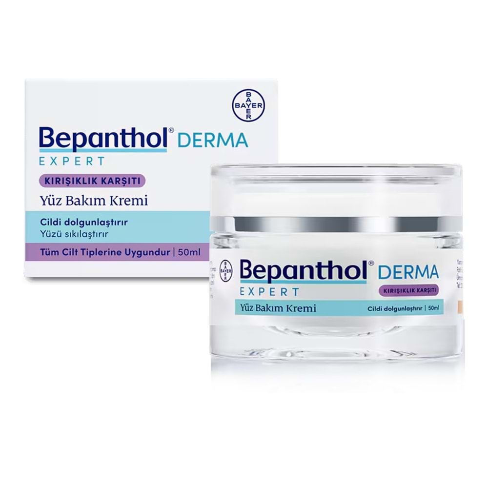 Bepanthol Derma Expert Kırışıklık Karşıtı Yüz Bakım Kremi 50 mL