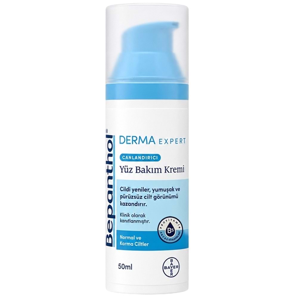 Bepanthol Derma Expert Canlandırıcı Yüz Bakım Kremi 50 mL