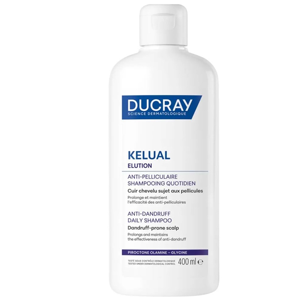 Ducray Kelual Elution Günlük Şampuan Kepek Karşıtı 400 mL