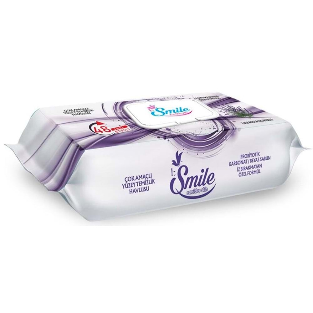 Smile Yüzey Temizlik Havlusu XXL Lavanta 100Lü