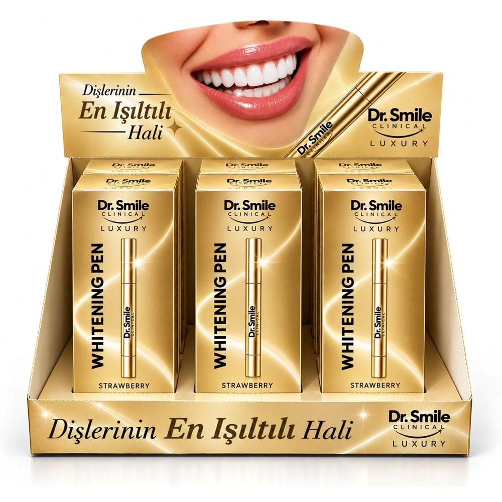 Dr. Smile Clinical Diş Beyazlatma Kalemi Strawberry