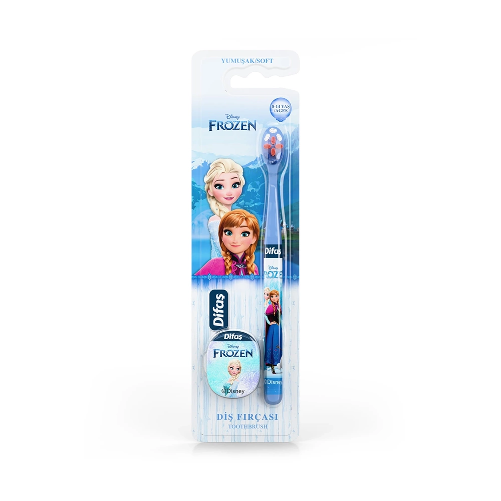 Difaş Diş Fırçası 8-14 Yaş Yumuşak Frozen Figürlü