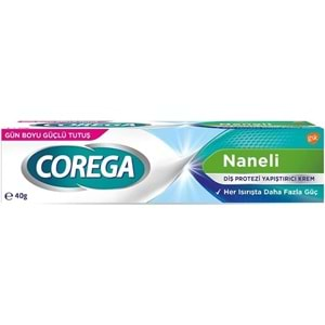 Corega Diş Protez Yapıştırıcı Krem 40g Naneli