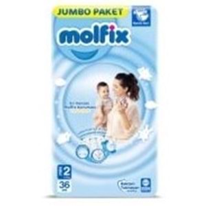 Molfix Jumbo Eko 3/6 36Lı No:2 Bebek Bezi