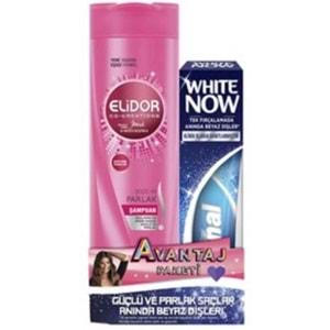 Elidor Güçlü Parlak Şampuan + Signal White Now Macun