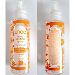 Unac El Temızleme Sıvısı Sprey 100Ml