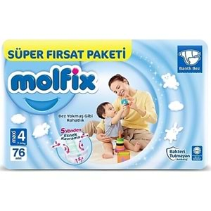 Molfix Sup.Fırsat Pak.76Lı No.4