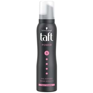 Taft Saç Köpügü Power No:5 150Ml Sıyah