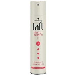 Taft Saç Spreyı Phyto-Keratın No:4 250Ml Beyaz