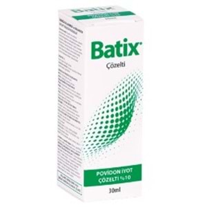 Batıx Antıseptık Çözeltı 30 Ml