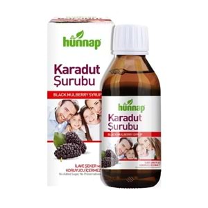 Hünnap Karadut Şurubu 50 mL