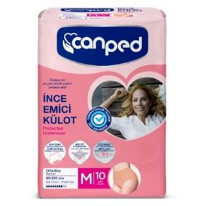 Canped İnce Emici Külot Medium 10 Lu