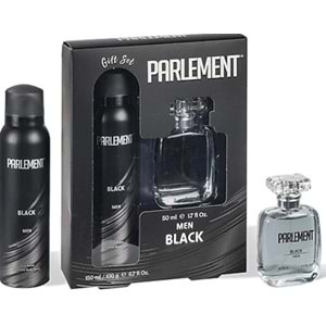 Parlement Men Black Kofre Set