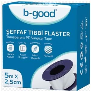 B-Good Şeffaf Pe Flaster 5M*2,5Cm