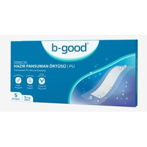 B-Good Şeffaf Yaraörtüsü 9Cm*20Cm 5 Li