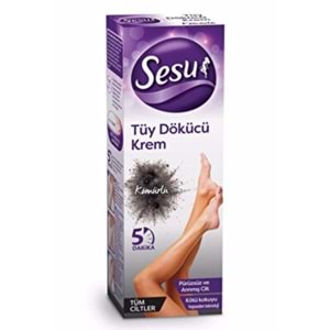 Sesu Tüy Dökücü Krem Kömürlü 100Ml