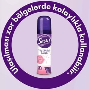 Sesu Tüy Dökücü Köpük Hassas Cılt 150Ml