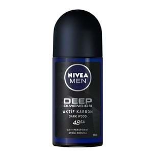 Nivea Roll On Deep Dimension (Dark Wood)