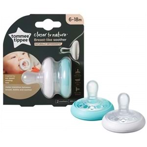 Tommee Tippee Breast-Like 2 Li Emzik No:2 6-18 Ay