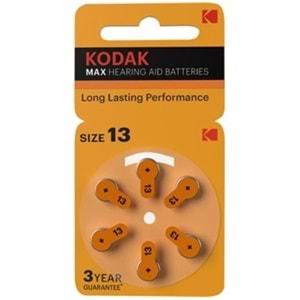 Kodak İşitme Cihazı Pili 6lı P13