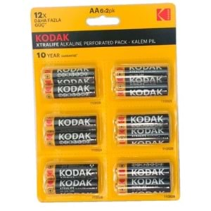 Kodak Xtralıfe Alkalın Kalem Pıl 2 Lı