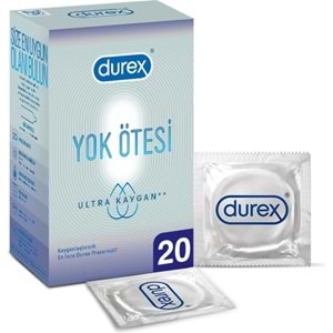 Durex Yok Ötesı Ultra Kaygan 20 Li Prezervatif