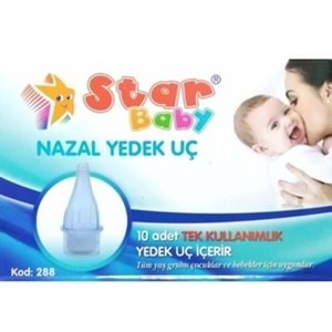 Starbaby Nazal Aspıratör Yedek Uç 10 Lu (Kod:288)