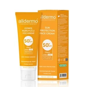 Alldermo Günes Spf50 Koruyucu Yüz Kremı 75Ml