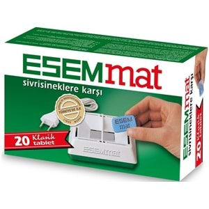 Esemmat Kablolu Otomatık Isı Kontrollü Cıhaz+20 Tablet