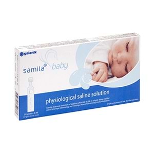 Samila Baby Serum Fizyolojik Flakon 5 mL x 10 Flakon