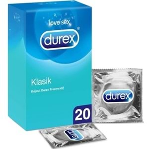 Durex Klasik 20 Li Prezervatif