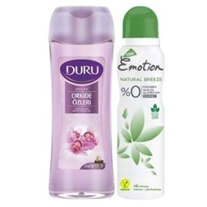 Emotıon Deo Natural Breeze+Duru Dus Jelı Orkıde 250Ml