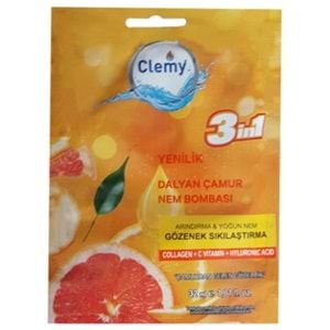 Clemy Maske Collogen+C Vıt+Hyluronıc Asıt