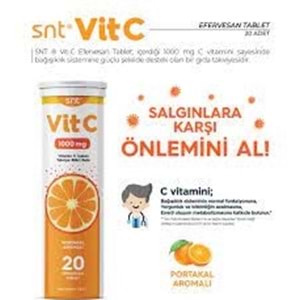 Snt Vıt-C 1000Mg 20 Efervesan Tablet