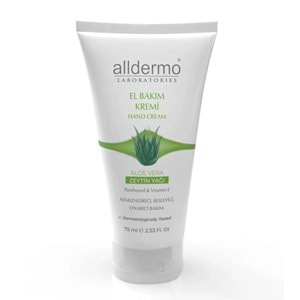 Alldermo El Bakım Kremı Aloe Vera-Z.Yagı 75Ml