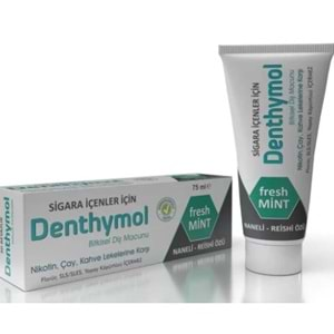 Denthymol Diş Macunu Sigara İçenler İçin 75Ml