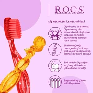 Rocs Çocuk (3-7 Yas) Diş Fırçası Yumusak