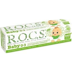 Rocs Bebek (0-3 Yas) Dıs Macunu Papatyalı 35Ml