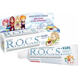 Rocs Çocuk (3-7 Yas) Dıs Macunu Meyve Külahı 35Ml