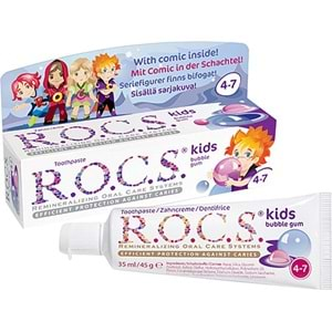 Rocs Çocuk (4-7 Yas) Dıs Macunu Balon Sakız 35Ml