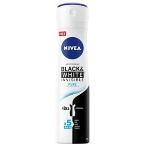 Nivea Deodorant Woman B&W Pure 150Ml