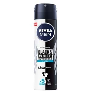 Nıvea Deodorant Men B&W Fresh 150Ml