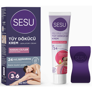 Sesu Tüy Dökücü Krem Hassas Ciltler 40 ml