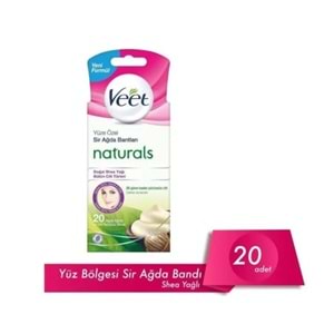 Veet Naturals Yüz Ağda Bandı 20Li