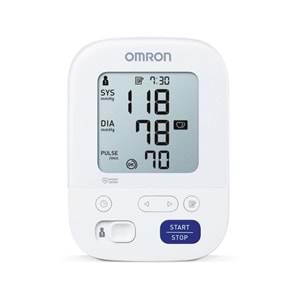 Omron M3 Comfort Tansiyon Aleti, Geniş Manşon, 2x 60 Ölçüm Hafıza