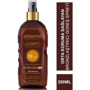 Alldermo Spf15 Günes Yagı Sprey 200Ml