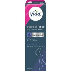 Veet Tüy Dökücü Krem Professıonal Tüm Cıltler Içın 100Ml