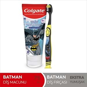 Colgate Çocuk Barbie & Batman Fırça Macun Seti 75 mL (Asorti)