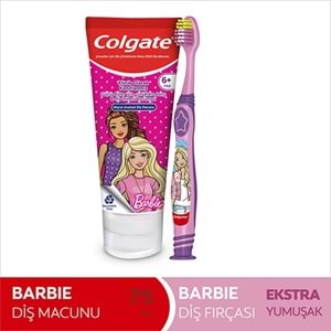 Colgate Çocuk Barbie & Batman Fırça Macun Seti 75 mL (Asorti)