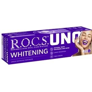 Rocs Uno Beyazlatıcı Diş Macunu 60Ml